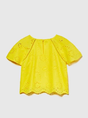 Sisley Koszulka w kolorze żółtym rozmiar: 122
