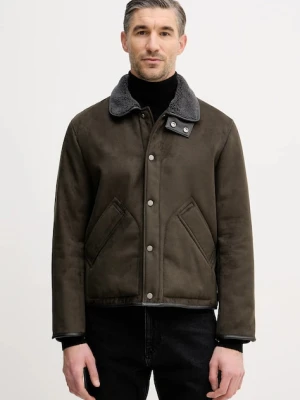 Sisley kurtka kolor zielony przejściowa 2KVHSN04B