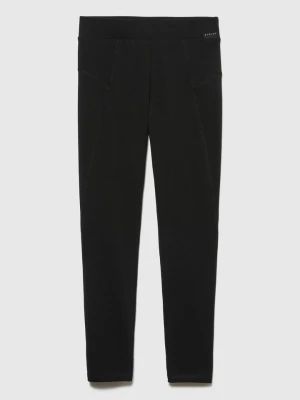 Sisley Legginsy w kolorze czarnym rozmiar: 122