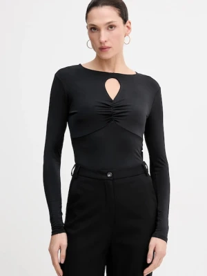 Sisley longsleeve kolor czarny 35B8L107V