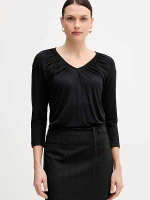 Sisley longsleeve kolor czarny 3Z12L4014