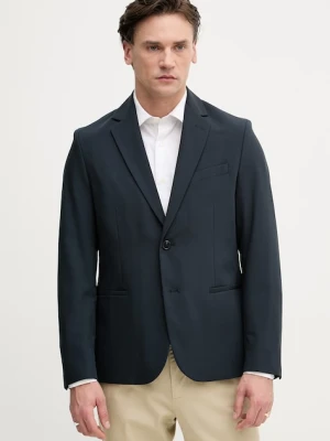 Sisley marynarka jednorzędowa męska z domieszką wełny