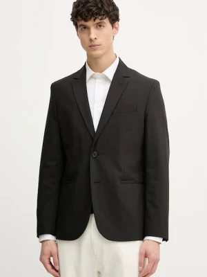 Sisley marynarka jednorzędowa męska z domieszką wełny