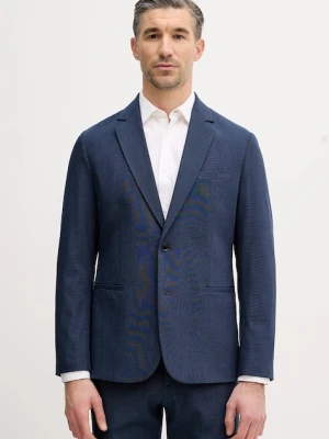 Sisley marynarka męska kolor granatowy 2HQJSW02E
