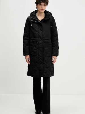 Sisley parka kolor czarny zimowa 2IRZLN063