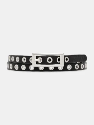 Sisley pasek damski kolor czarny 6GYWWL02W