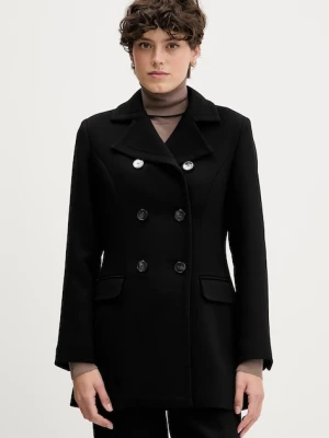 Sisley płaszcz kolor czarny 2OUALN05Z