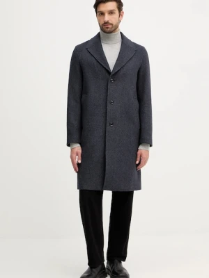 Sisley płaszcz z dodatkiem wełny