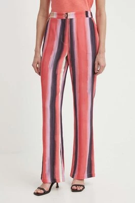 Sisley spodnie damskie szerokie high waist