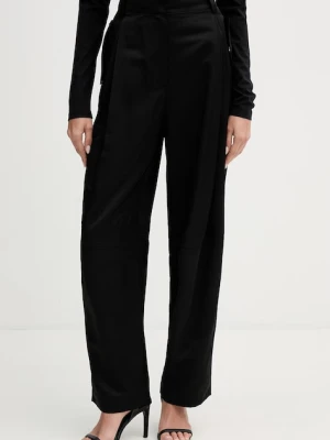Sisley spodnie damskie z wiskozą