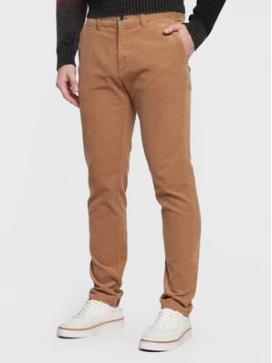 Sisley Spodnie materiałowe 4SFRSF01P Brązowy Slim Fit