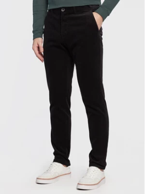 Sisley Spodnie materiałowe 4SFRSF01P Czarny Slim Fit
