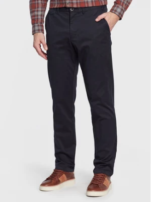 Sisley Spodnie materiałowe 4XRUSF01M Granatowy Regular Fit