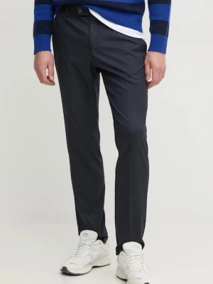 Sisley spodnie męskie kolor szary dopasowane 47PHSF04M