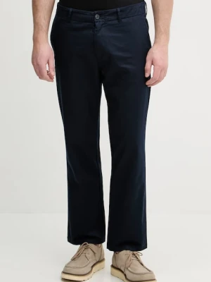 Sisley spodnie regular męskie z bawełną