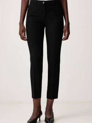 Sisley spodnie slim fit damskie czarny