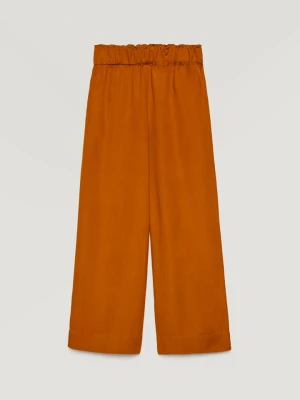Sisley Spodnie w kolorze brązowoczerwonym rozmiar: 38