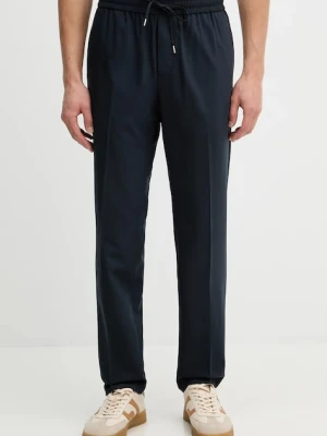 Sisley spodnie z domieszką wełny