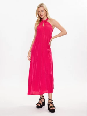 Sisley Sukienka codzienna 48PWLV043 Różowy Regular Fit
