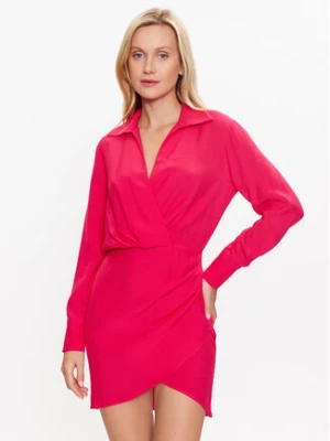 Sisley Sukienka codzienna 4B5FLV03L Różowy Regular Fit