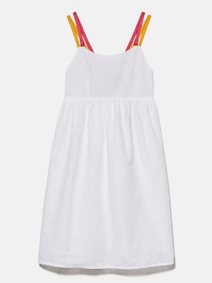Sisley Sukienka w kolorze białym rozmiar: 140
