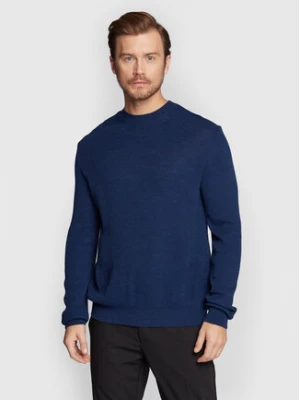 Sisley Sweter 109KS100X Niebieski Regular Fit