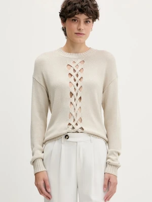 Sisley sweter beżowy