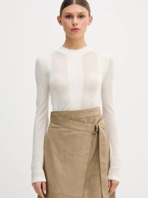 Sisley sweter damski ażurowy