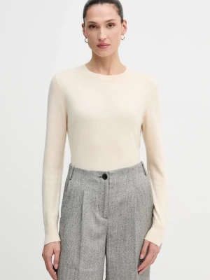 Sisley sweter damski kolor beżowy lekki 102HM100F
