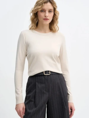 Sisley sweter damski kolor beżowy lekki 17Q3M100F