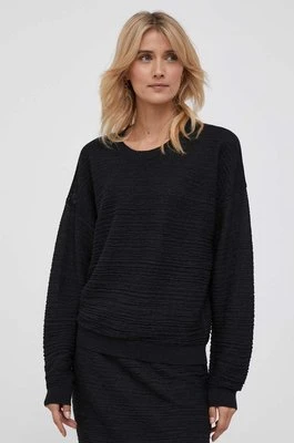 Sisley sweter damski kolor czarny lekki