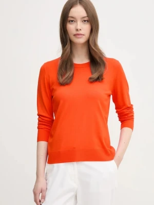Sisley sweter damski kolor pomarańczowy lekki 17Q3M100F
