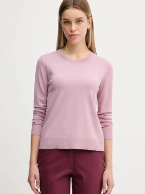 Sisley sweter damski kolor różowy lekki 17Q3M100F