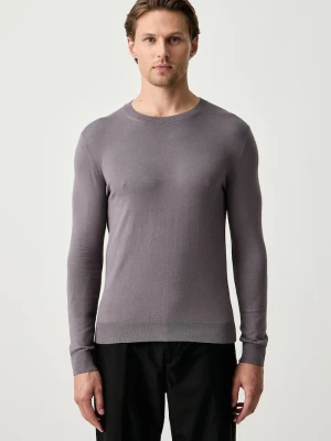 Sisley sweter męski z bawełną fioletowy