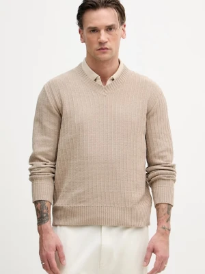 Sisley sweter męski z bawełny