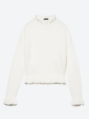 Sisley Sweter w kolorze białym rozmiar: 130