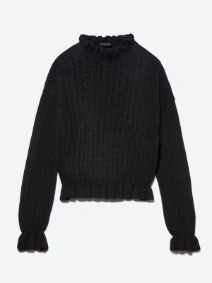 Sisley Sweter w kolorze czarnym rozmiar: 160