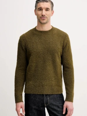 Sisley sweter z domieszką wełny męski kolor zielony 170WS104O