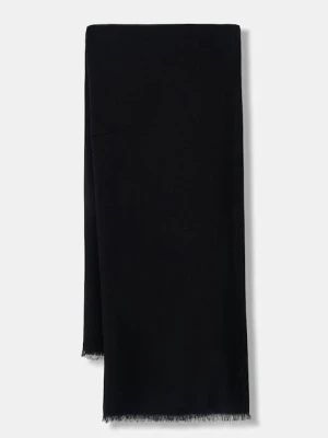 Sisley szal damski kolor czarny gładki 6HIKWU024