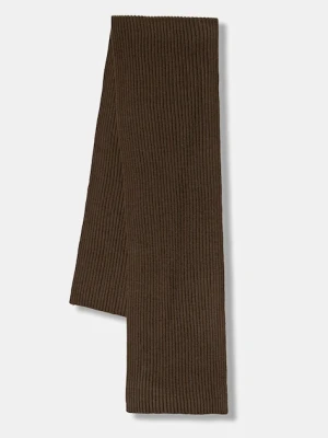 Sisley szalik kolor brązowy gładki 122HSU00E