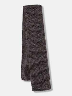 Sisley szalik z dodatkiem wełny damski kolor granatowy wzorzysty 1H5BLU00Z