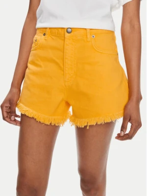 Sisley Szorty jeansowe 4QVSL9014 Żółty Regular Fit