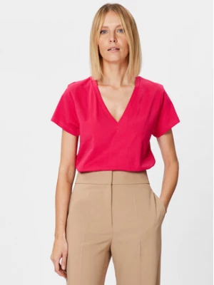 Sisley T-Shirt 3096L400B Różowy Regular Fit