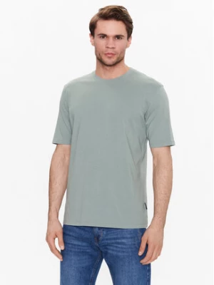 Sisley T-Shirt 3096S101J Zielony Regular Fit