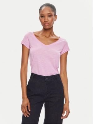 Sisley T-Shirt 3TNHL400E Różowy Regular Fit
