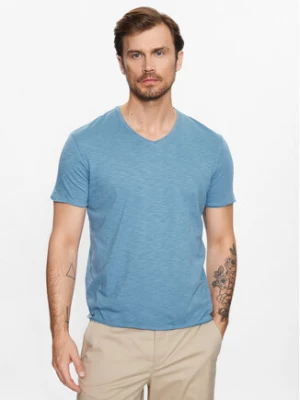 Sisley T-Shirt 3YR7S4001 Niebieski Regular Fit