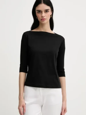 Sisley t-shirt damski kolor czarny