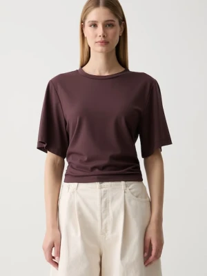 Sisley T-shirt damski z wiskozą