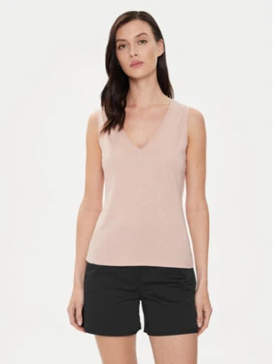 Sisley Top 3I1XLH00S Różowy Regular Fit