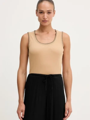 Sisley top damski z bawełną